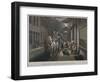 Mail Coach Outside the General Post Office, Lombard Street, City of London, 1827-Charles Hunt-Framed Giclee Print