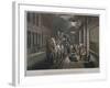 Mail Coach Outside the General Post Office, Lombard Street, City of London, 1827-Charles Hunt-Framed Giclee Print