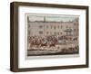 Mail Coaches in Front of the Peacock Inn on Islington High Street, London, 1823-Thomas Sutherland-Framed Giclee Print