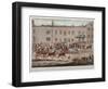 Mail Coaches in Front of the Peacock Inn on Islington High Street, London, 1823-Thomas Sutherland-Framed Giclee Print