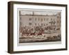 Mail Coaches in Front of the Peacock Inn on Islington High Street, London, 1823-Thomas Sutherland-Framed Giclee Print