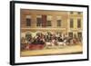 Mail Coaches Outside the Angel, Islington-James Pollard-Framed Giclee Print