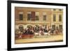 Mail Coaches Outside the Angel, Islington-James Pollard-Framed Giclee Print