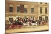 Mail Coaches Outside the Angel, Islington-James Pollard-Mounted Giclee Print