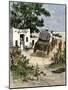 Mail Delivered by Stagecoach to a Post Office in the Southwest, 1870s-null-Mounted Giclee Print