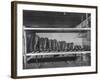 Mail Order Co. LL Bean's Famous Maine Hunting Shoes Lined Up by Size from 6 1/2 to 18 In-George Strock-Framed Photographic Print