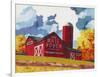 Mail Pouch Barn-Kestrel Michaud-Framed Giclee Print