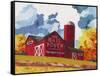 Mail Pouch Barn-Kestrel Michaud-Framed Stretched Canvas