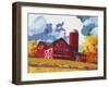 Mail Pouch Barn-Kestrel Michaud-Framed Giclee Print