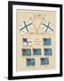 Mail Ship Flags and Others-null-Framed Art Print