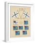 Mail Ship Flags and Others-null-Framed Art Print