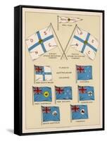 Mail Ship Flags and Others-null-Framed Stretched Canvas