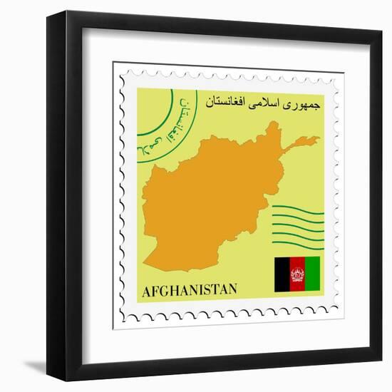 Mail To-From Afghanistan-Perysty-Framed Art Print