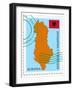 Mail To/From Albania-Perysty-Framed Art Print