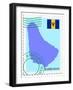 Mail To-From Barbados-Perysty-Framed Art Print