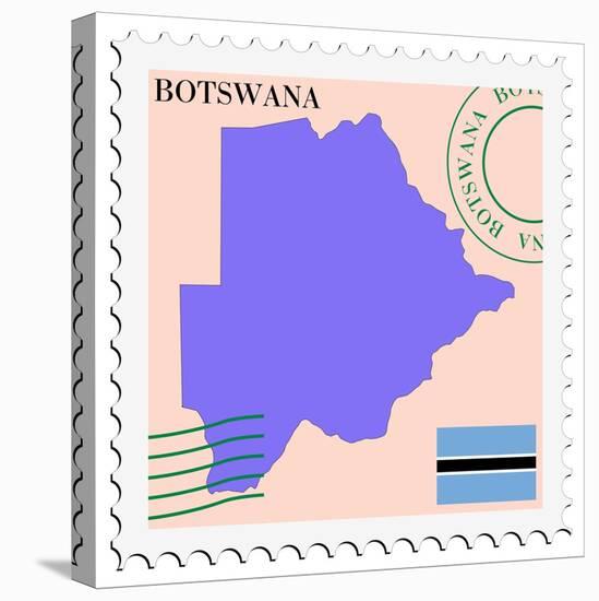 Mail To-From Botswana-Perysty-Stretched Canvas