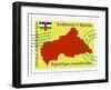 Mail To-From Central African Republic-Perysty-Framed Art Print