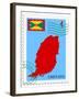 Mail To-From Grenada-Perysty-Framed Art Print