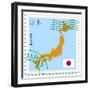 Mail To-From Japan-Perysty-Framed Premium Giclee Print