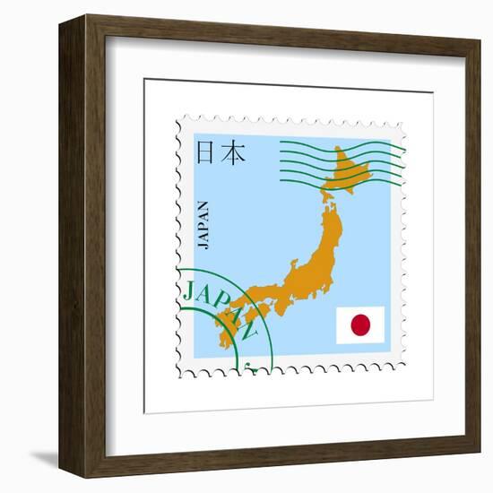 Mail To-From Japan-Perysty-Framed Art Print