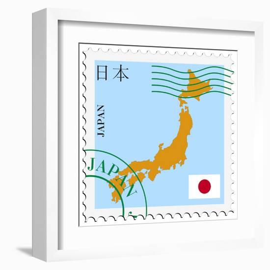 Mail To-From Japan-Perysty-Framed Art Print