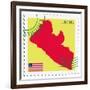 Mail To-From Liberia-Perysty-Framed Art Print