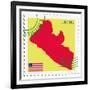 Mail To-From Liberia-Perysty-Framed Art Print