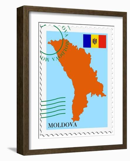 Mail To/From Moldova-Perysty-Framed Art Print