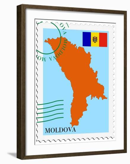 Mail To/From Moldova-Perysty-Framed Art Print