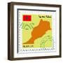 Mail To/From Morocco-Perysty-Framed Art Print