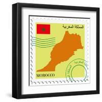 Mail To/From Morocco-Perysty-Framed Art Print