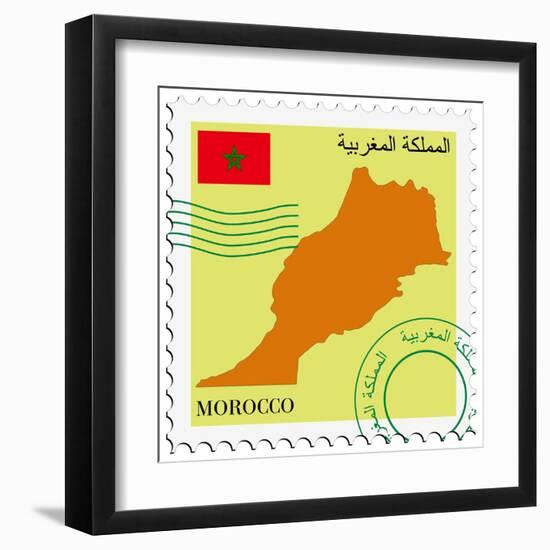 Mail To/From Morocco-Perysty-Framed Art Print