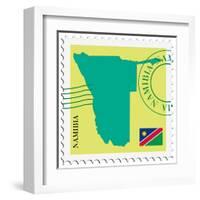 Mail To-From Namibia-Perysty-Framed Art Print