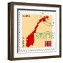 Mail To-From Norway-Perysty-Framed Art Print