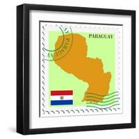 Mail To-From Paraguay-Perysty-Framed Art Print