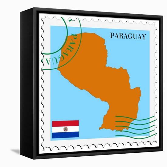 Mail To-From Paraguay-Perysty-Framed Stretched Canvas