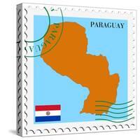 Mail To-From Paraguay-Perysty-Stretched Canvas