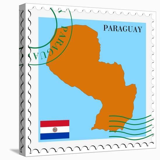 Mail To-From Paraguay-Perysty-Stretched Canvas