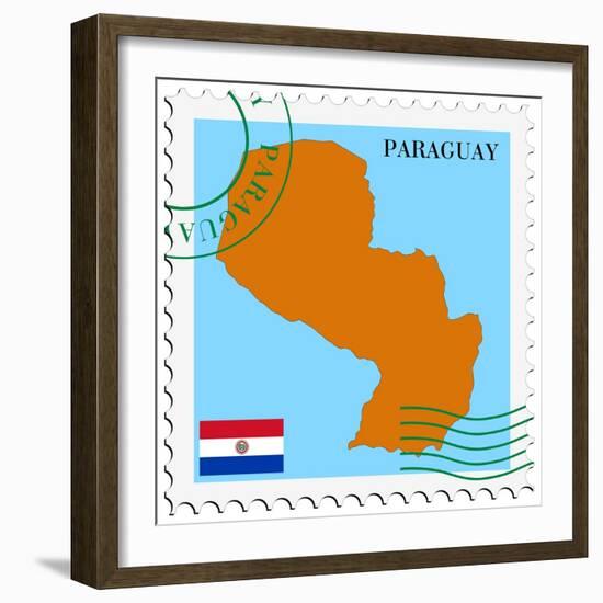 Mail To-From Paraguay-Perysty-Framed Premium Giclee Print