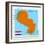 Mail To-From Paraguay-Perysty-Framed Premium Giclee Print