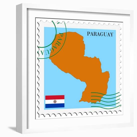 Mail To-From Paraguay-Perysty-Framed Premium Giclee Print