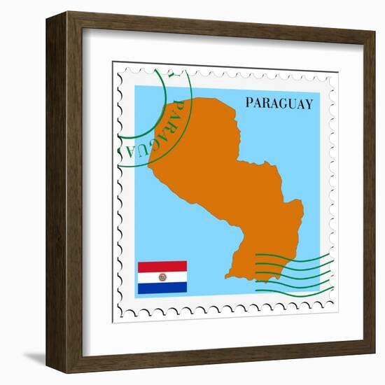 Mail To-From Paraguay-Perysty-Framed Art Print