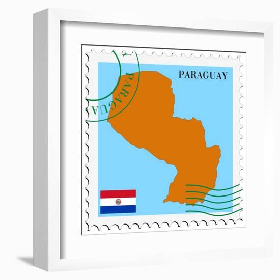 Mail To-From Paraguay-Perysty-Framed Art Print