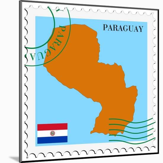 Mail To-From Paraguay-Perysty-Mounted Art Print