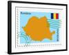 Mail To-From Romania-Perysty-Framed Art Print