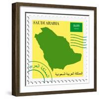 Mail To-From Saudi Arabia-Perysty-Framed Art Print