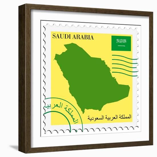 Mail To-From Saudi Arabia-Perysty-Framed Art Print