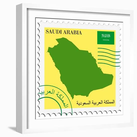 Mail To-From Saudi Arabia-Perysty-Framed Art Print