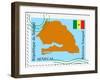 Mail To-From Senegal-Perysty-Framed Art Print