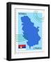 Mail To-From Serbia-Perysty-Framed Art Print